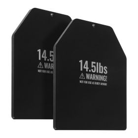 Weight Vest Plates, 14.5 LB Pairs, Premium Steel Weighted plates, Contoured Ergonomic Fit – WODs, Additional Weight for Weight Vests