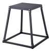 Plyometric Jump Boxes, 12/18/24 Inch Plyo Box, Platform and Jumping Agility Box, Anti-Slip Fitness Exercise Step Up Box Set for Home Gym Training