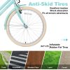 Steel Frame,Multiple Colors, for 10+Years Old Girls Bike,24 inch wheel