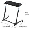 Cycling Desk, Mobile Foldable Multi-Functional Bike Trainer & Treadmill Desk with Lockable Wheels
