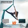 Aerial Silk & Yoga Swing, 8.7 Yards, Aerial Yoga Hammock Kit with 100gsm Nylon Fabric, Full Rigging Hardware & Easy Set-up Guide