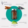 N°9 Cinnamon Extract Bitter Melon Capsules with Syzygium cumini Beta Glucan & Chromium Vegan 60 Count