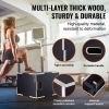3 in 1 Plyometric Jump Box, 24/20/16 Inch Wooden Plyo Box, Platform & Jumping Agility Box