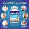 Toplux Multi Collagen Peptides Pills 1800 Mg Complex - Type I, II, III, V, X Premium Collagen Complex for Better Skin & Hair, Strong Joint