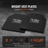 Weight Vest Plates, 14.5 LB Pairs, Premium Steel Weighted plates, Contoured Ergonomic Fit – WODs, Additional Weight for Weight Vests