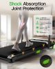 Akluer 2-in-1 Walking Pad Treadmill with Incline, 2.5 HP Under Desk Treadmill with Remote, Folding Compact Treadmill for Home Office with LED Display