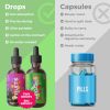 Fruits & Veggies Liquid  Superfood Complex Set – Extra Strength Daily Immunity, Digestion & Energy Support, 2 x 1 fl oz