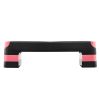 Aerobic Exercise Step Platform, 28-Inch Workout Aerobic Stepper, Height Adjustable Fitness Training Step Deck Trainer with 4 Risers