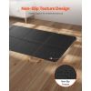 Foldable Walking Pad Treadmill Mat, 1/4" Thick, 24" x 68" Exercise Equipment Mat for Elliptical on Carpet Hardwood Floor