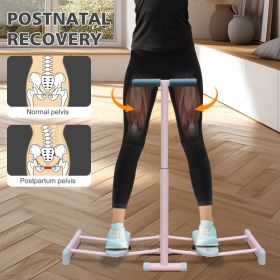 Ski Machine Foldable, Simulated Ski Trainer with 4-Level Adjustable Non-Slip Pedal Armrest, Pelvic Floor Muscle Trainer for Home (Option: default title)
