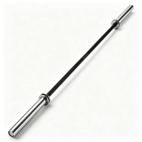 7.2FT Olympic Barbell, 2000LBS Weight Capacity No.45 Steel Weight Lifting Bar With Volcano Deep Knurling, Smooth Rotation Sleeves For Gym Strengt (Option: 34091588)
