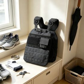 40lb Weighted Vest, Adjustable Body Weight Jacket for Men Women, Workout Equipment for Strength & Endurance Training, Running, Jogging, Walking & (Option: default title)